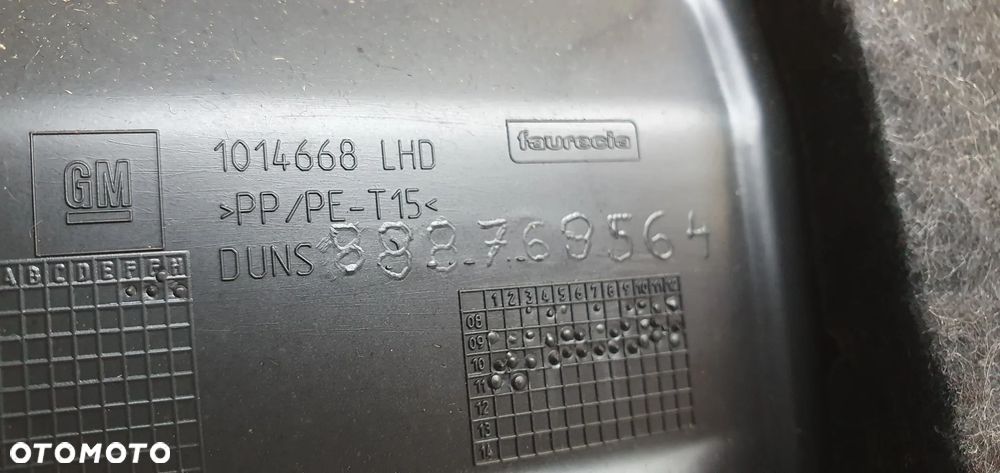 Schowek pasażera półka Opel Insignia A 13308550 - 8