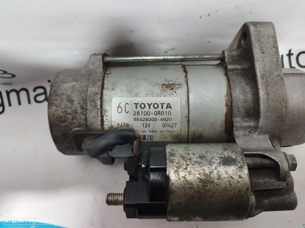 MOTOR ARRANQUE TOYOTA COROLLA VERSO MS4280004920 281000R010 28100 0R010 AVENSIS T22 T25 CARINA T19 COROLLA E120 AURIS T15 RAV4 RAV 4 XA30 - 3