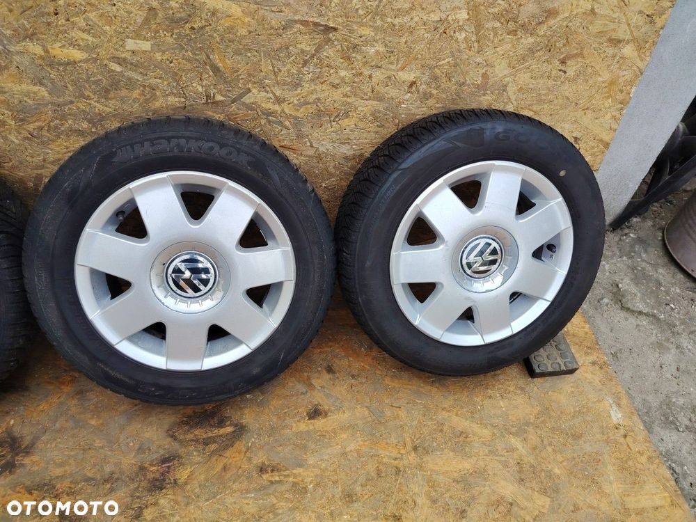 VW BBS 6JX14 5X100 ET43 fi 57,1mm FELGI ALU KOMPLET X4 HANKOOK 185/60R14 - 3