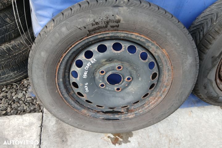 Jante tabla cu anvelope 15 - set 1K0601027T 195/65 R15 6JX15H2 1K0601 - 2