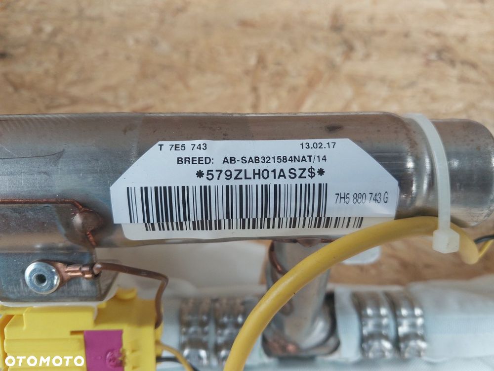 kurtyna lewa poduszka airbag vw transporter T6 multivan caravelle 7H5880743G - 3