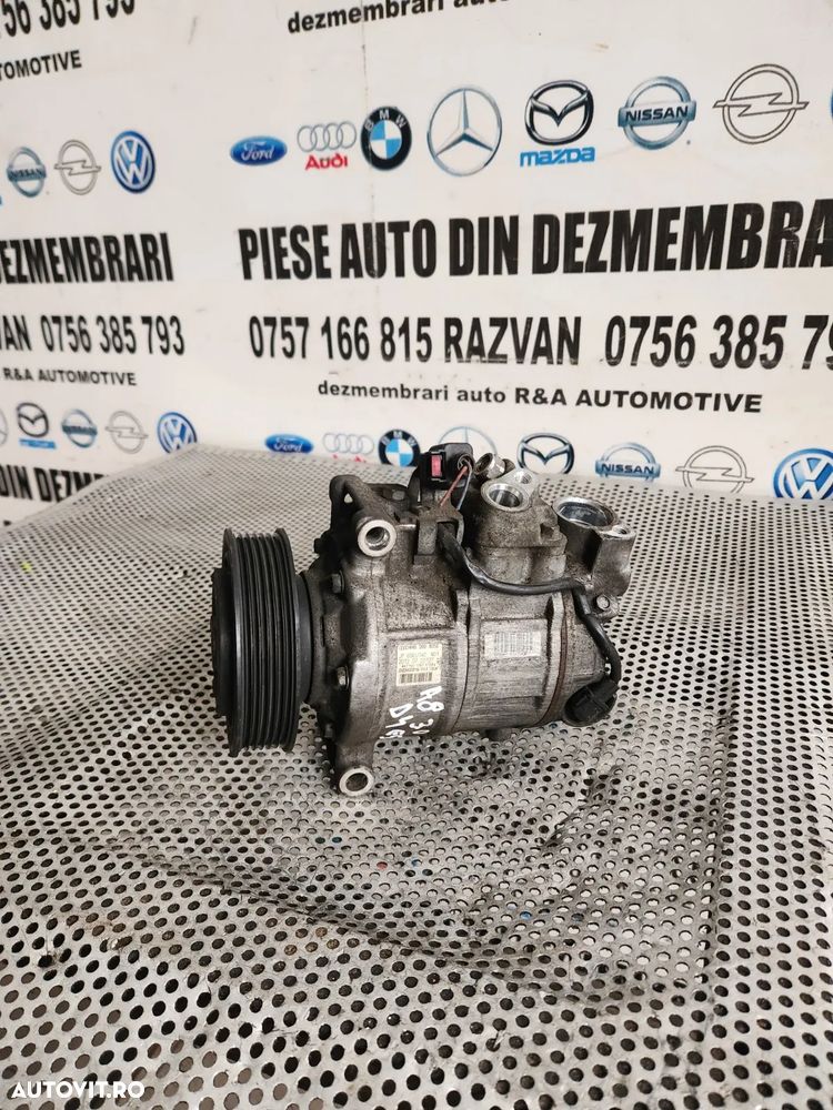 Compresor Clima Ac Audi A5 A6 A7 A8 3.0 D Euro 5 An 2010-2011-2012-2013-2014-2015-2016-2017 Cod 4HE - 1