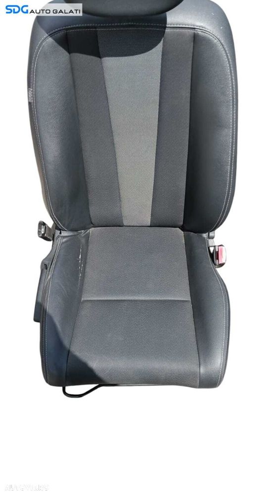 Interior Semipiele Semi Piele Alcantara Scaun Scaune Fata Stanga Dreapta si Bancheta cu Spatar Renault Megane 3 Hatchback 2008 - 2015 [M8292] - 7