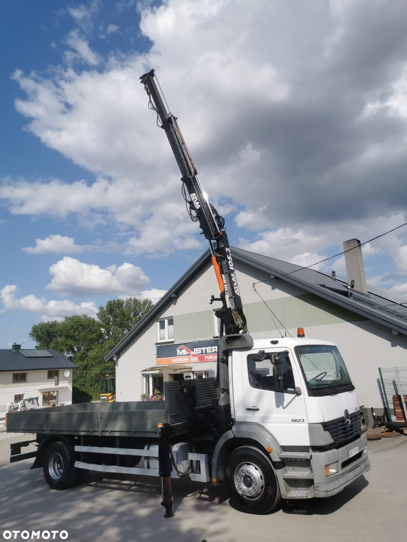 Mercedes-Benz Atego 1823 żuraw HDS Atlas 105.2 koła 315/80R22,5 - 7