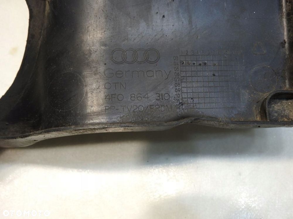 OSŁONA MAGLOWNICY PRAWA AUDI A6 C6 2.4 V6 - 8