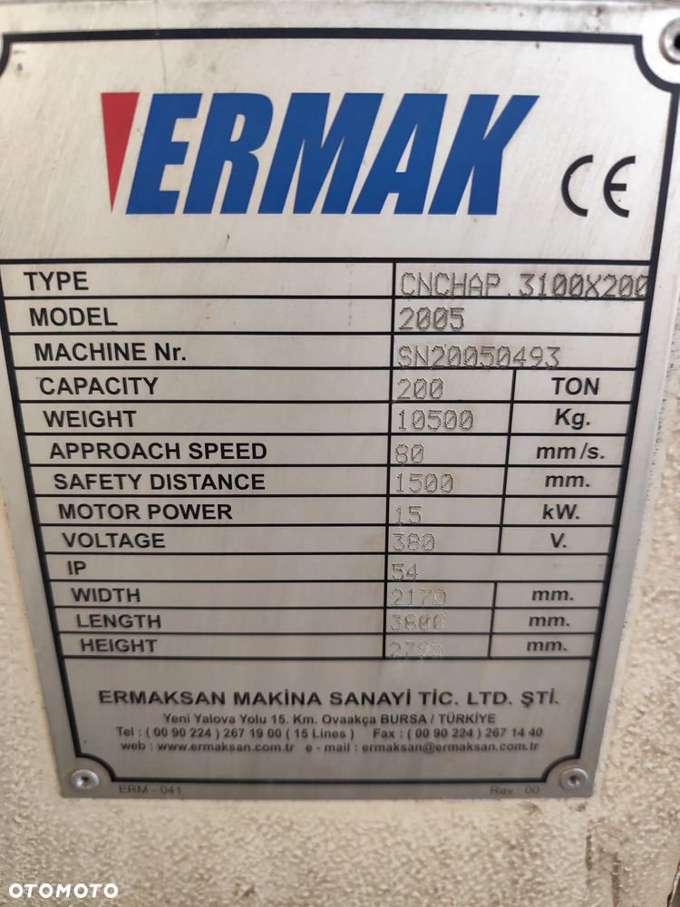 Inny CNC/ HAP 3100-200 - 5