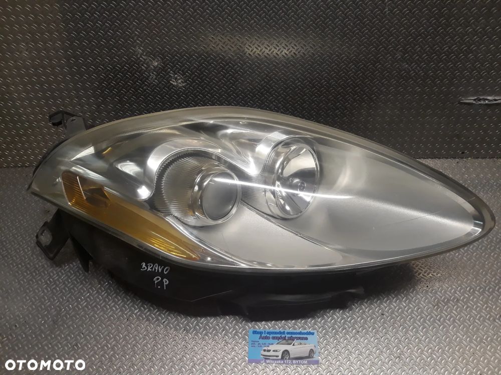 LAMPA PRAWY PRZÓD FIAT BRAVO II SOCZEWKA 51757534 - 1