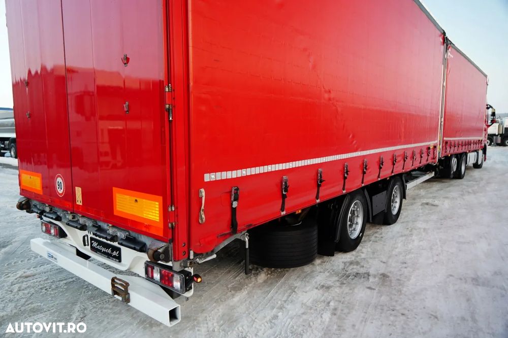 Volvo FH 460 / COMBINAT TANDEM / 120 M3 / TRANSPORT / I-SAVE / I-PARK COOL / PUNTE RIDICATĂ / PUNTE DIRECȚIE / CORTINĂ RANFORSATĂ - 14