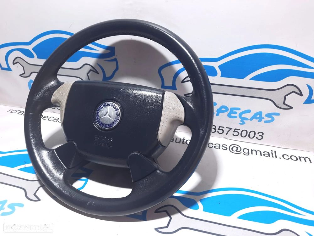 VOLANTE GUIADOR COMPLETO MERCEDES BENZ SLK R170 W170 A1704600003 1704600003 CLK C208 W208 PELE AIRBAG - 2