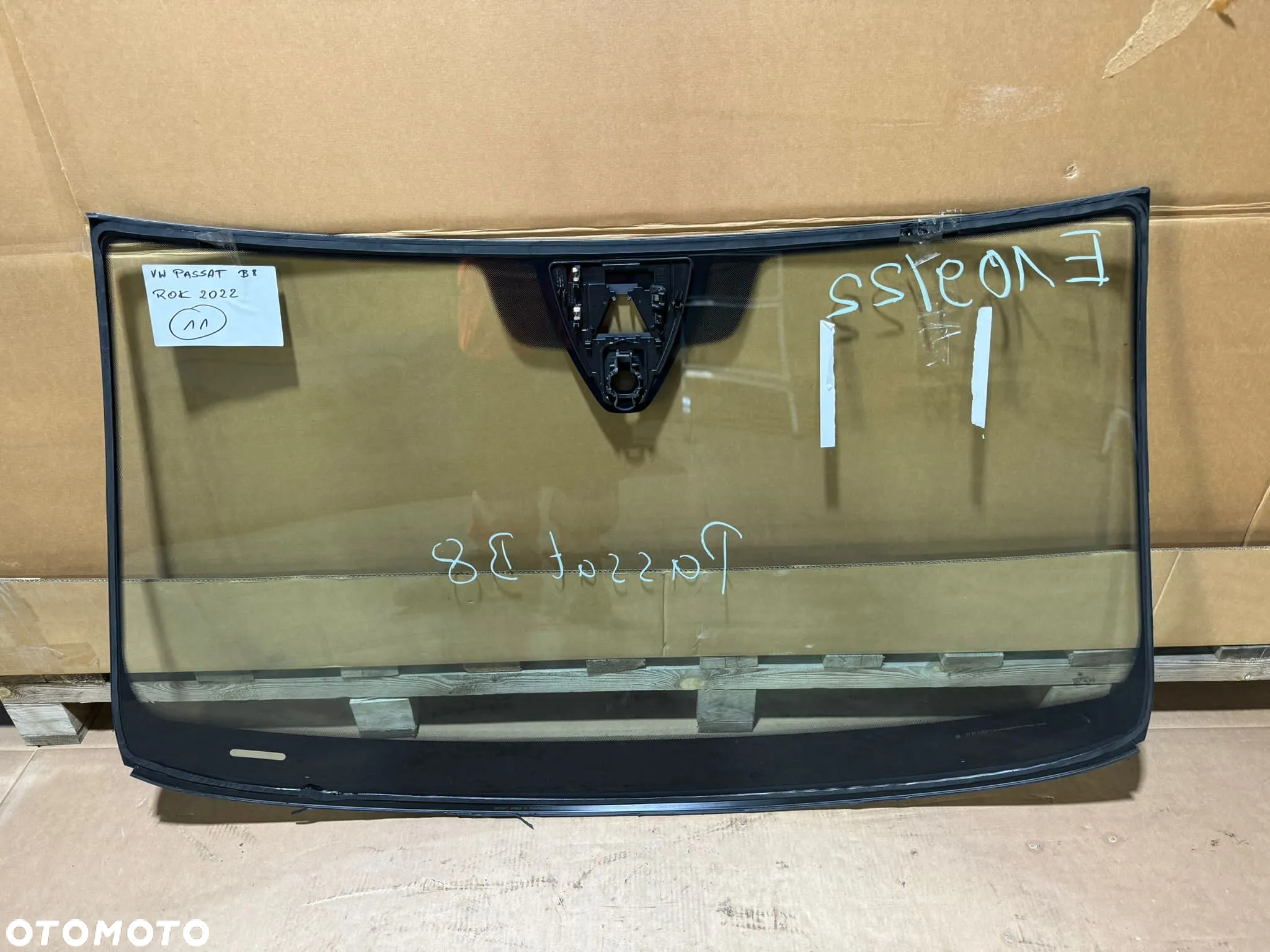 VW PASSAT B8 SZYBA PRZEDNIA CZOŁOWA PODGRZEWANA GRZANA CZUJNIK SENSOR ORYGINAŁ 22 R 2022 ROK 21 2021 2020 R 20 R NOWA! - 22