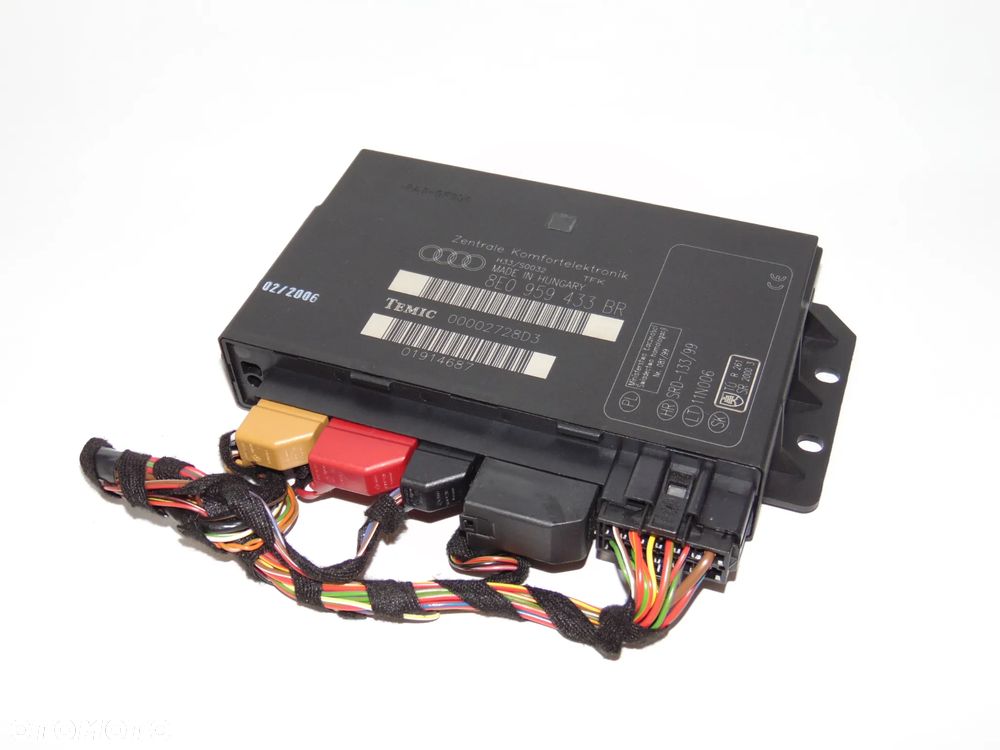 ORYGINAŁ moduł komfortu 8E0959433BR Audi A4 B7 , 04-08r - 1