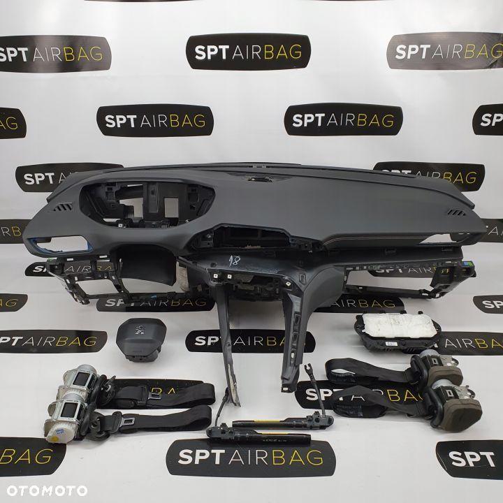 PEUGEOT 5008 GT DESKA ROZDZIELCZA KONSOLA KOKPIT PULPIT PODUSZKI AIRBAG AIR BAG PASY KIT SET - 1