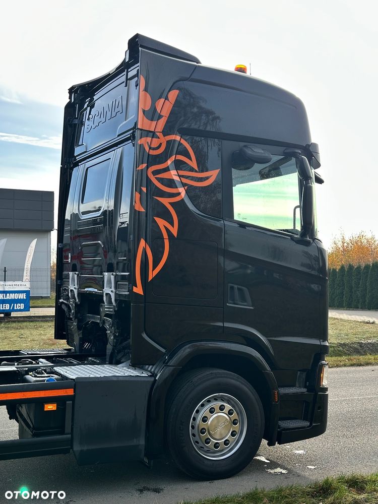 Scania S450 6x2 Rama Rozstaw 5m Poduszki przód Bogata Opcja Laweta BDF - 12