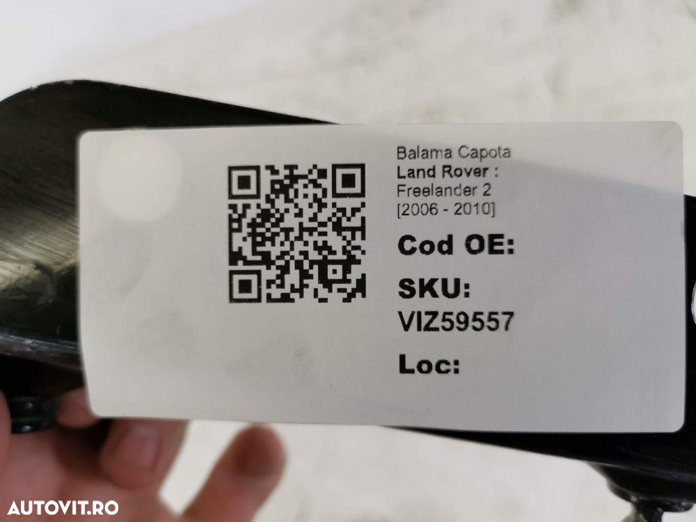 Balama Capota Land Rover  Freelander 2 [2006 - 2010] Originala In Star - 8