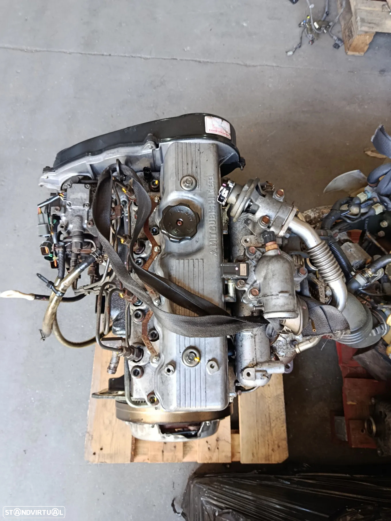 Motor Mitsubishi L200 2.5D REF: 4D56 (bomba elétrica) - 3