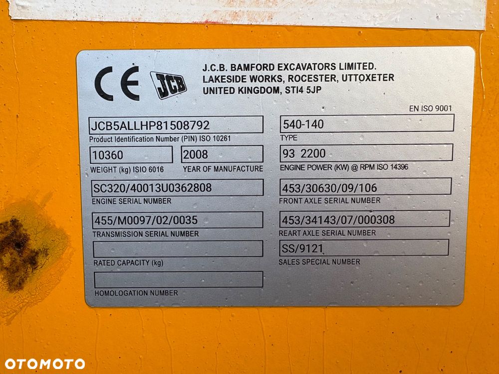 JCB 540-140 - 9