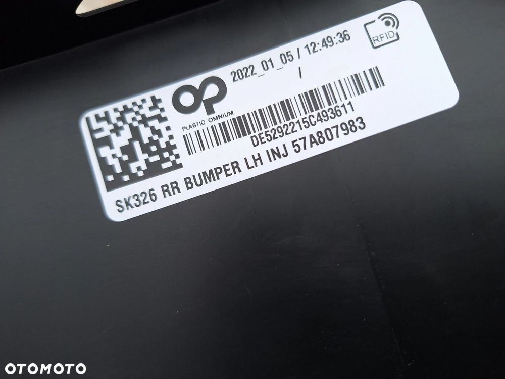 SKODA KAROQ 18-21 ORYG.57A807983 ZDERZAK TYŁ TYLNY NAROŻNIK LEWY - 6