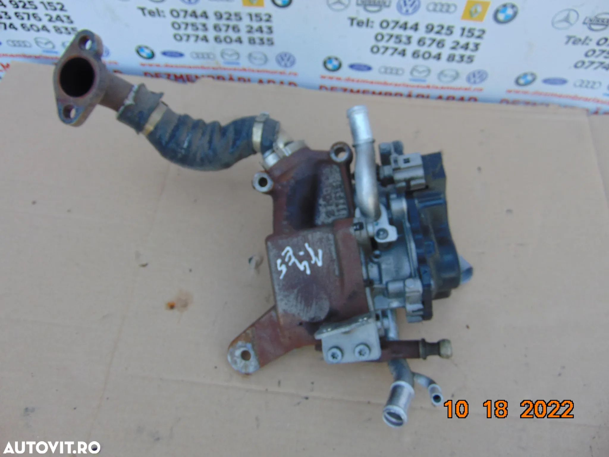 Supapa EGR VW Polo 1.4tdi 6R valva clapeta egr Seat ibiza toledo audi a1 skoda fabia 3 1.4tdi cus - 1