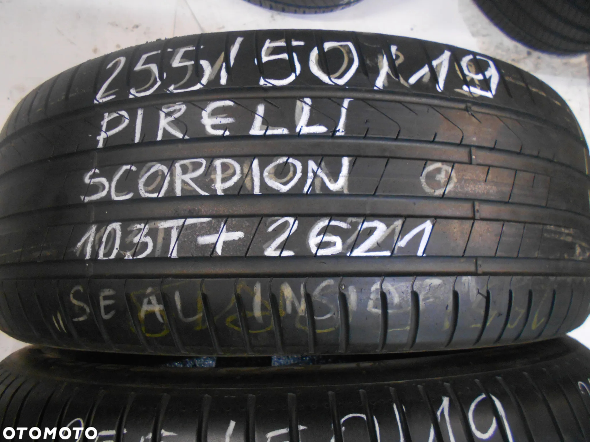 OPONY 255/50R19 PIRELLI SCORPION + SEAL DOT 2621 6.9MM - 2