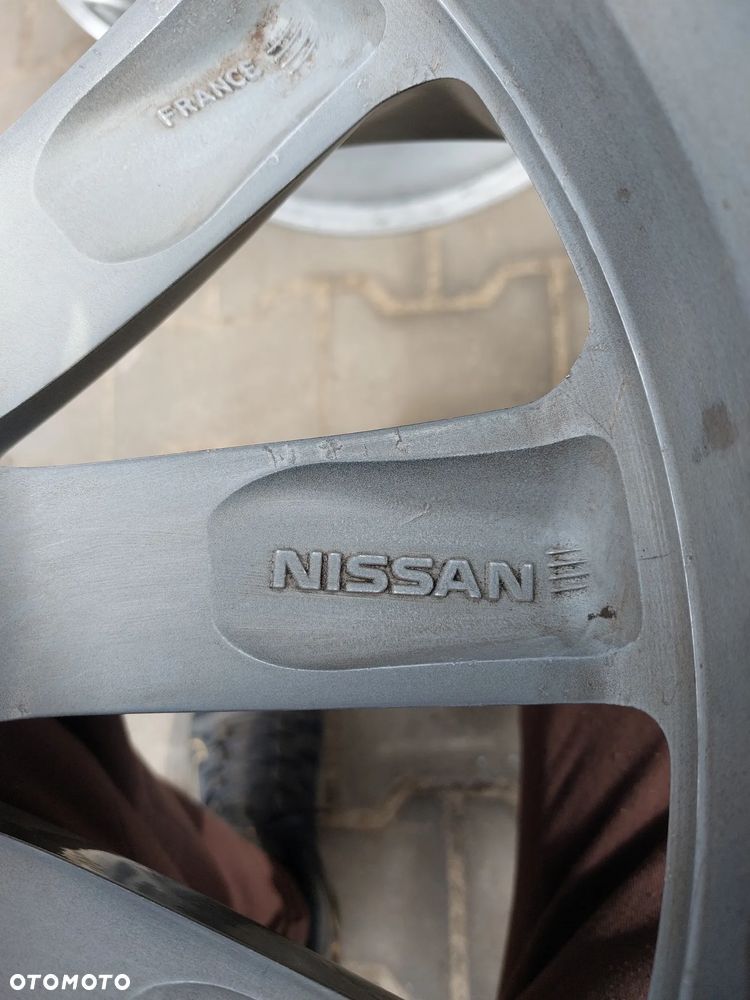 NISSAN QASHQAI J10 J11 FELGI ALUMINIOWE R18 6.5J ET40 5X114.3 ORYGINAŁ PROSTE ! - 10