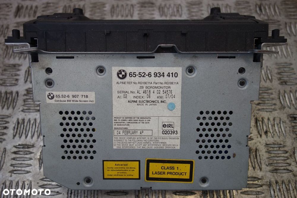 MONITOR POKŁADOWY Z CD BMW E46 KOMPAKT - 3