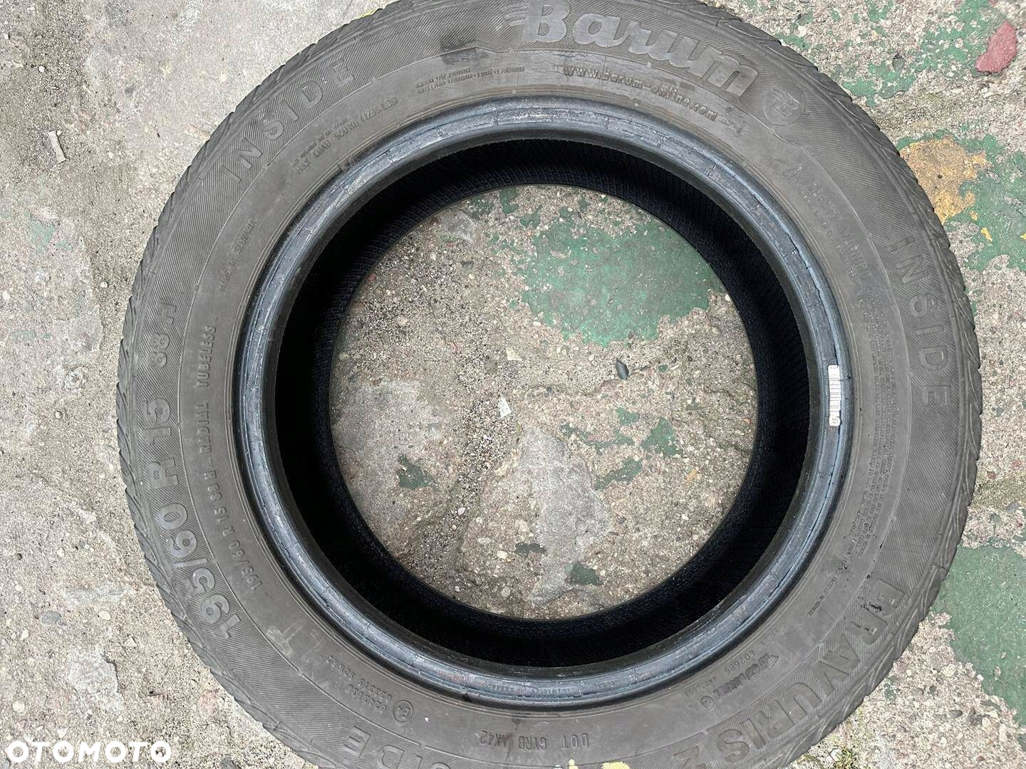 195/60R15 Barum Bravuris 2 komplet opon lato 5,6mm - 8