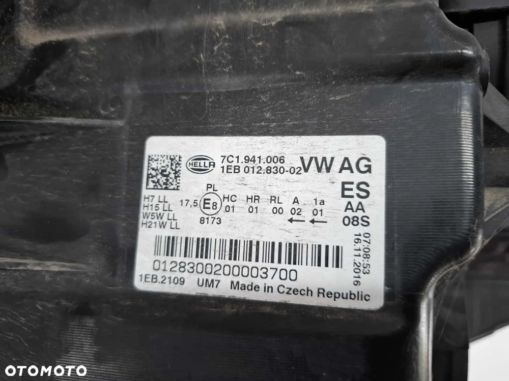 LAMPA PRZEDNIA PRZÓD PRAWA VW CRAFTER II MAN TGE 7C1941006 ZWYKŁA ŁADNA - 9