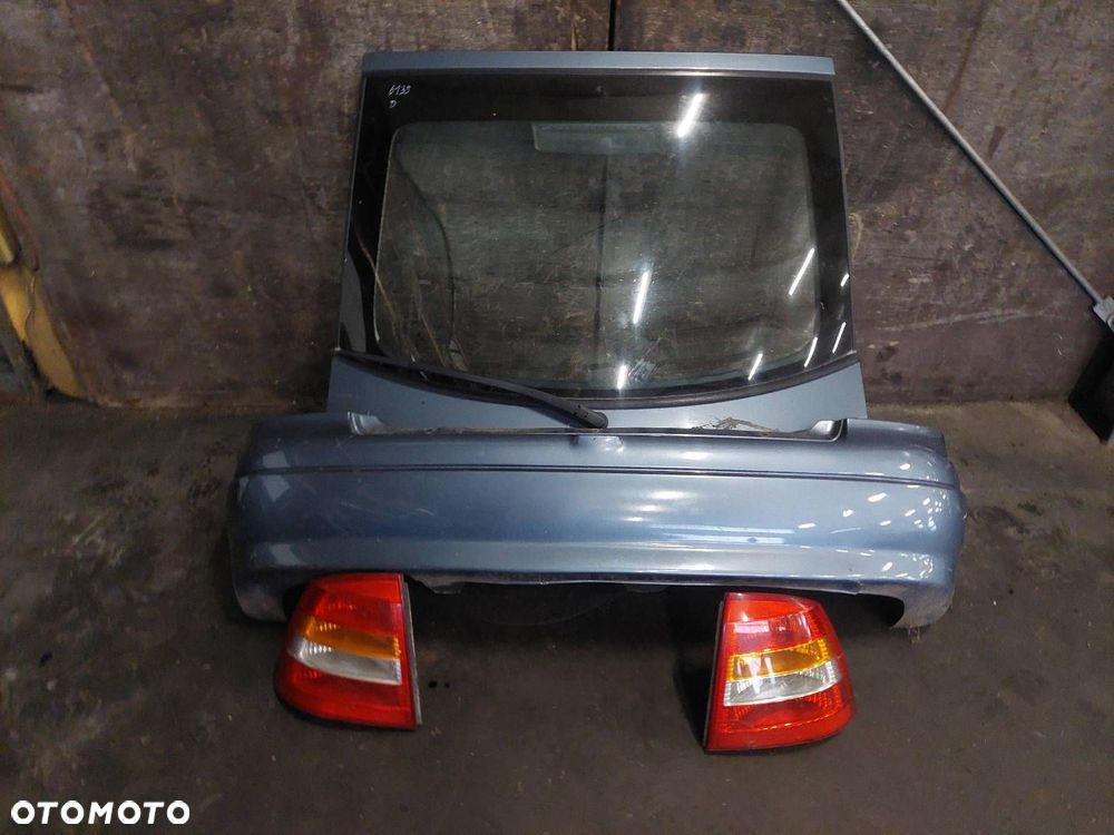 KOMPLETNY TYŁ OPEL ASTRA G Z293 KLAPA BAGAŻNIKA ZDERZAK TYŁ LAMPY - 1