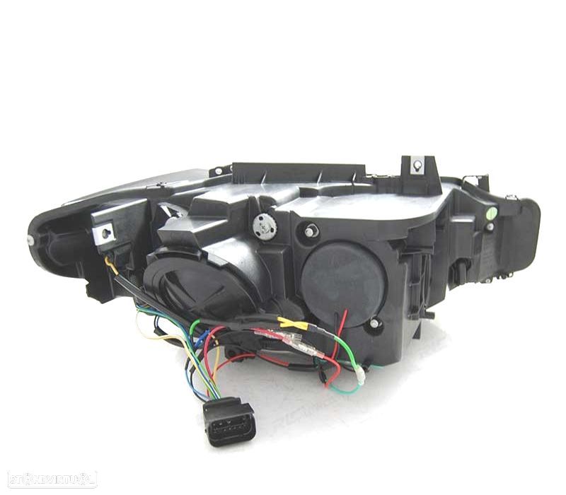 FARÓIS BMW F30 F31 LCI 15-19 LUZ DIURNA LED DRL PRETO - 2