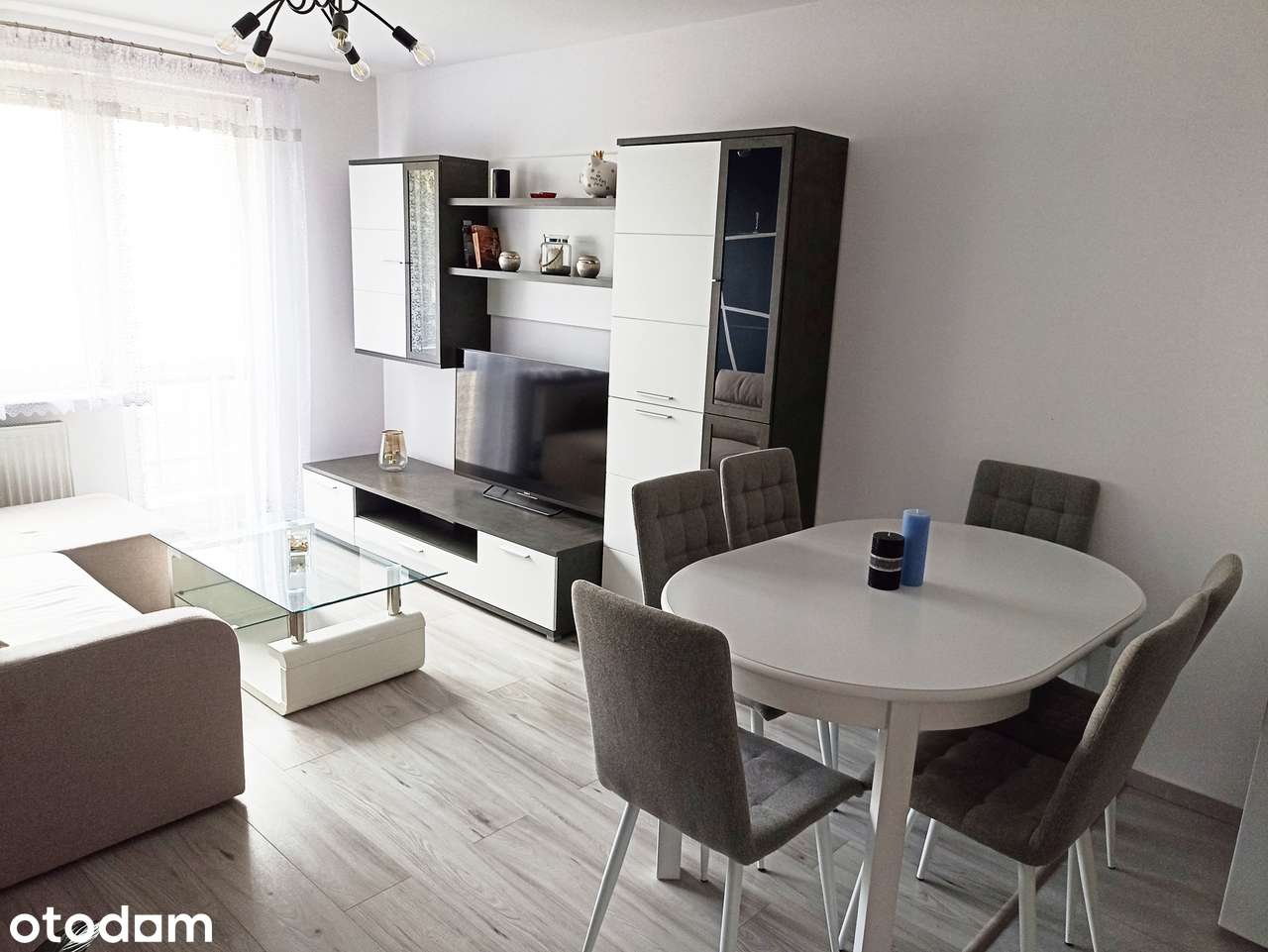 Umeblowane mieszkanie 38m2 gotowe do wprowadzenia 2-Pokoje Balkon
