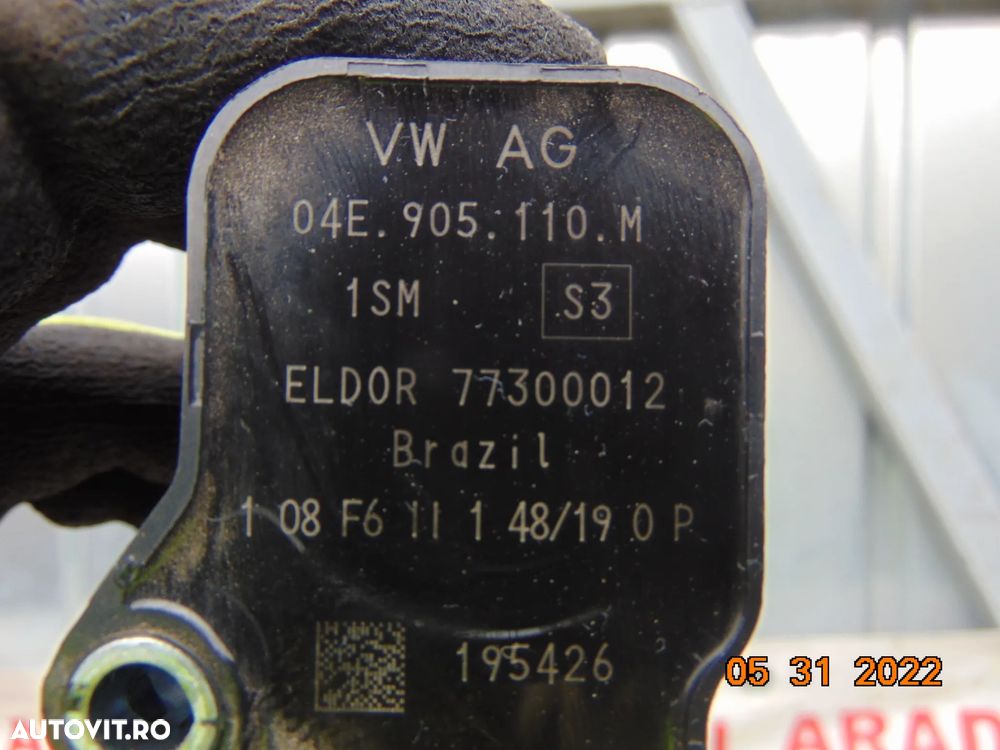 Bobina inductie VW Polo 1.0 tsi Golf 7 touran caddy passat b8 seat leon toledo arona ateca skoda sc - 2