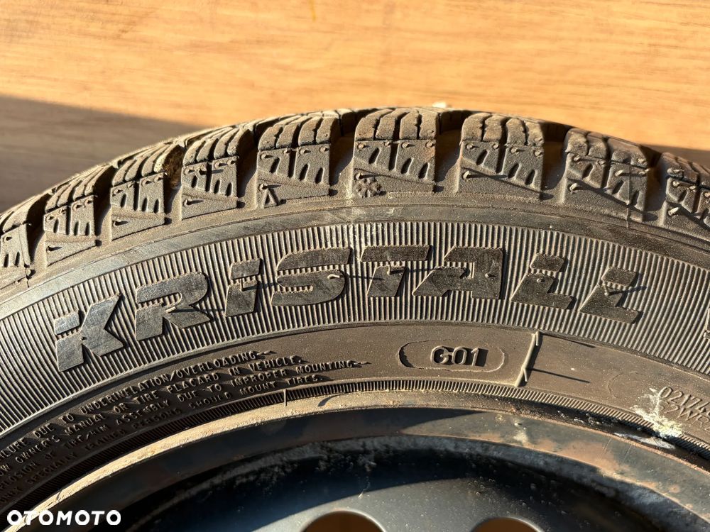 2szt Felgi koła stalowe opony zimowe 4x100 4,5Jx14 ET39 155/65R14 - 5