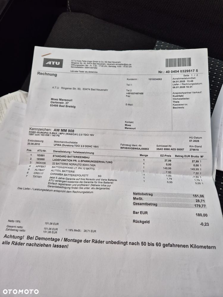 Ford S-Max 2.0 TDCi Titanium - 28