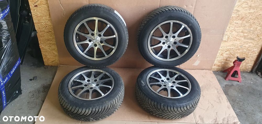 Alufelgi z oponami alusy felgi aluminiowe Dezent V DARK 5x112 ET38 6.5J 185/65 R15 Mercedes A-Klasa W169 - 6
