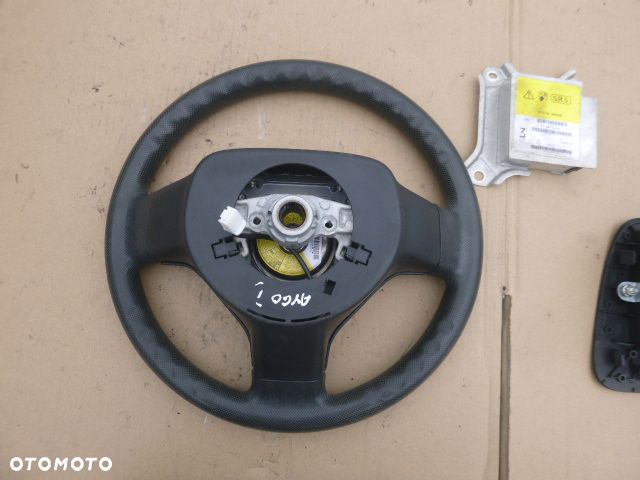 PODUSZKA POWIETRZNA KIEROWCY + PODUSZKA POWIETRZNA PASAŻERA + SENSOR AIRBAG TOYOTA AYGO I 05-14 - 9