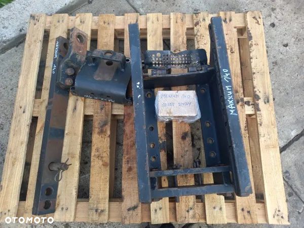 Szyna tylna zaczep polowy Case Maxxum 140 - 2