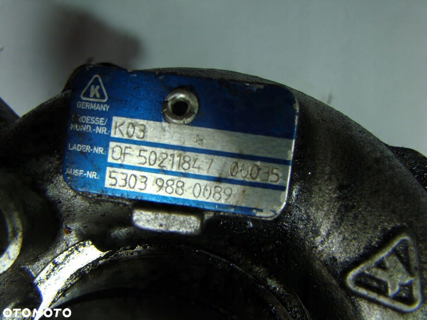 Turbo turbina 53039880089 Iveco Daily 2.3 EURO 3 - 3