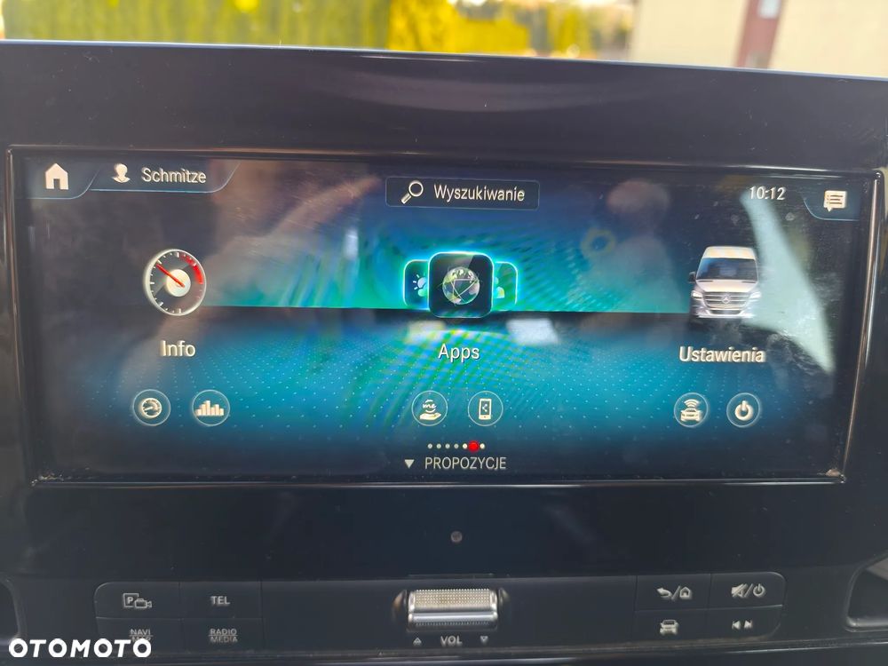 Mercedes-Benz SPRINTER 317 CDI 170KM MAXI LONG DOKA 6OSOBOWA SKRZYNIA KAMERA KLIMATRONIC NAVI COMMAND INTERNET HAK 3500 TEMPOMAT RADAR fotele KOMFORTY podgrzewane - 35