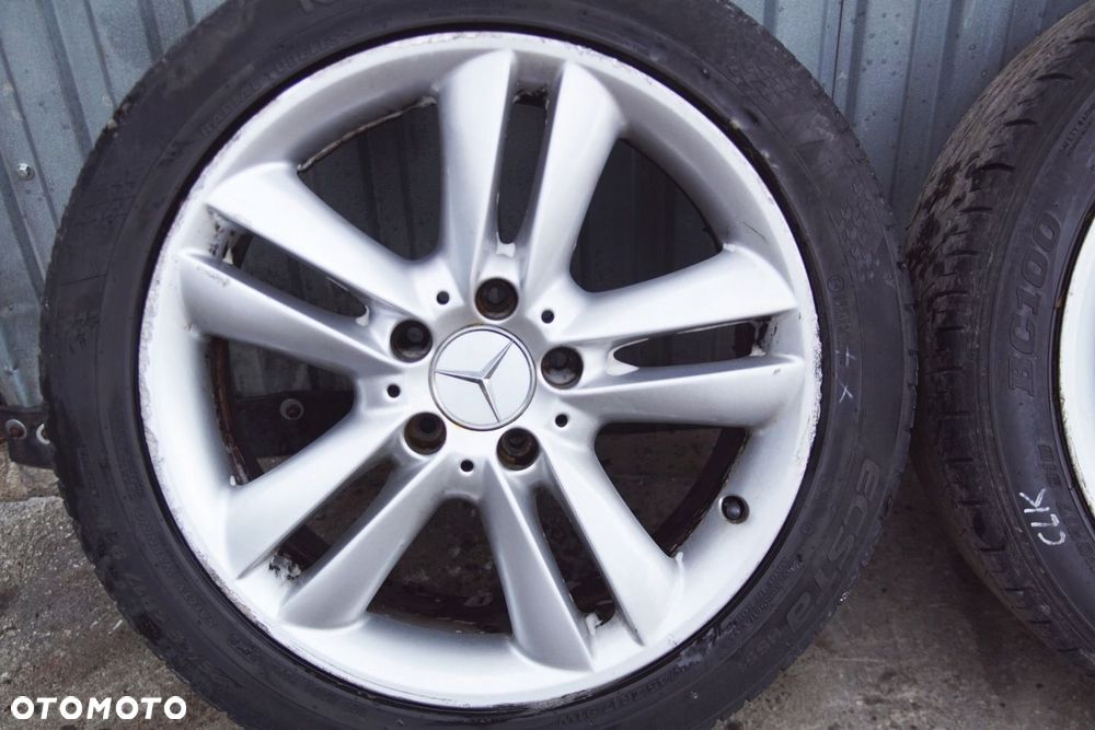 Felgi aluminiowe alufelgi komplet Mercedes CLK W209 7.5x17 ET36 A2094014102 - 13