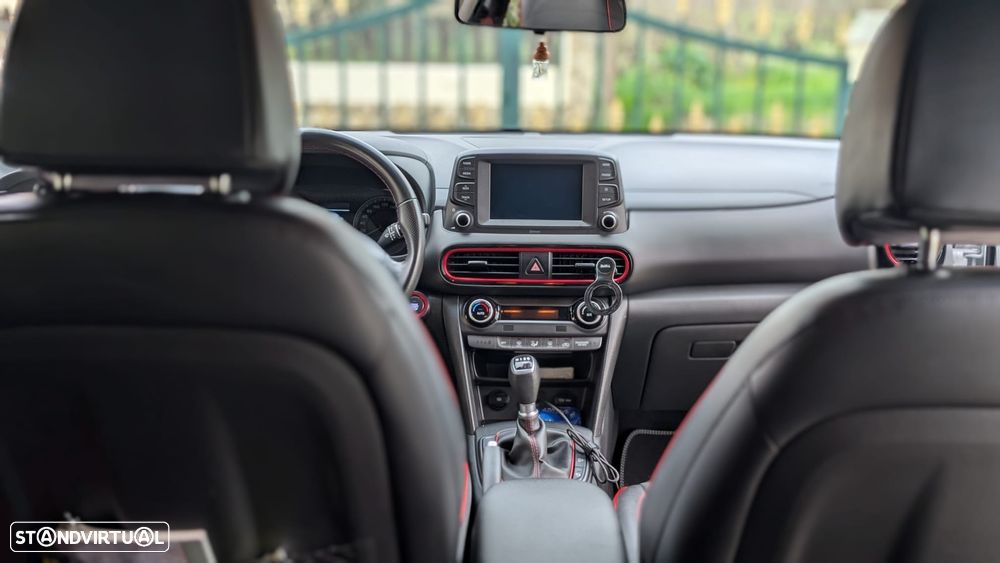 Hyundai Kauai 1.0 T-GDi Pele/Tecido Vermelho - 5