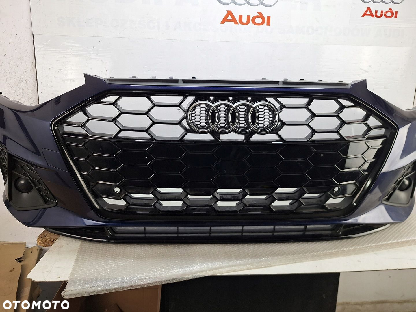 ZDERZAK AUDI A4 S-LINE 8W 8W0 B9 2020-2024 LIFT PO LIFTINGU LIFCIE BLACK OE - 2