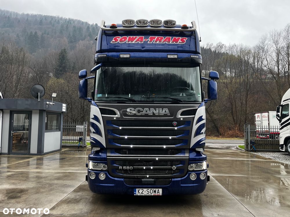 Scania R580 V8 2015 Rok // Automat // Retarder // Cała na poduszkach // ALU // Full // Klima postojowa // Idealna !!! - 16