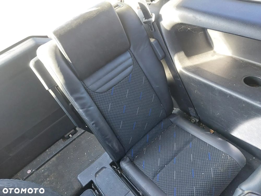 Fotele RECARO Opel Zafira A OPC na 7 OSÓB półskóra fotel boczki wnętrze kanapa fotele drugi trzeci rząd tapicerka KOMPLET B. ŁADNE - 9