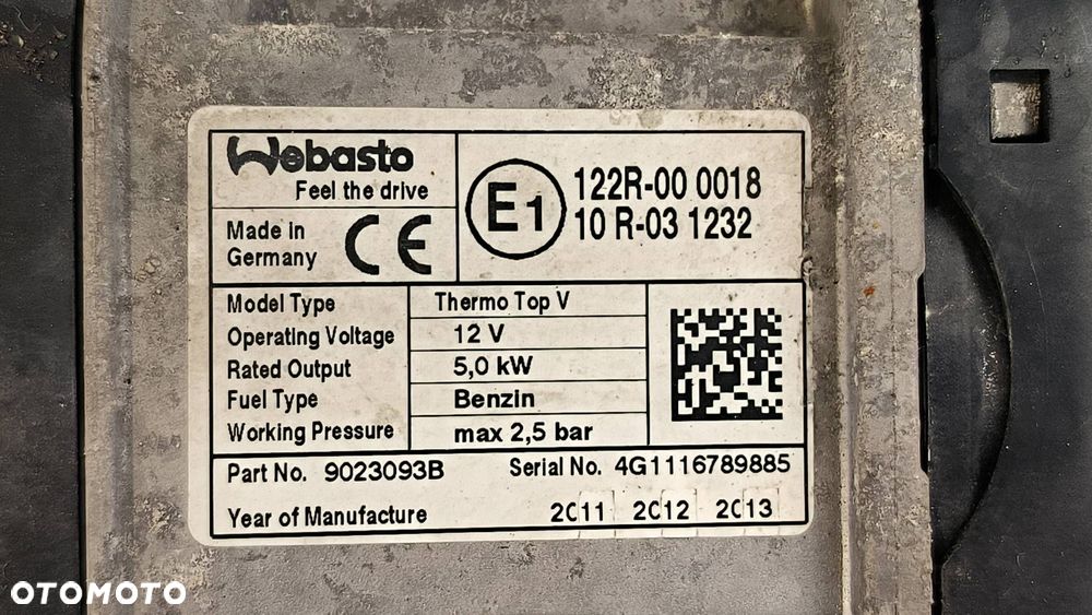 WEBASTO BMW 750I L 7 F01 9023093B - 3