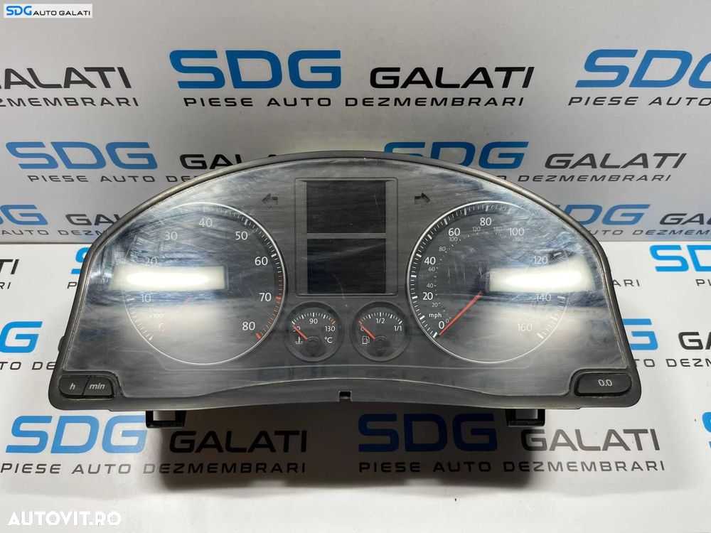 Ceas Ceasuri Bord cu Imobilizator Volkswagen Golf 5 Benzina 2004 - 2008 Cod 1K0290951J - 1