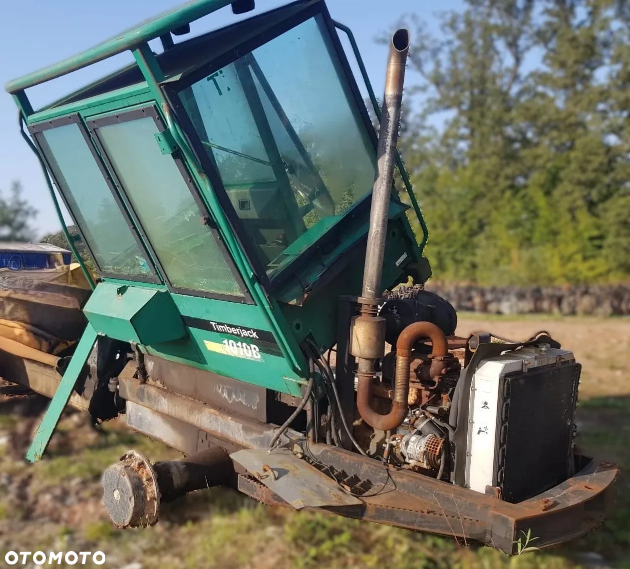 TIMBERJACK 1010B FORWARDER CZĘŚĆI KABINA SILNIK CHŁODNICA MOST RAMA INNE - 7