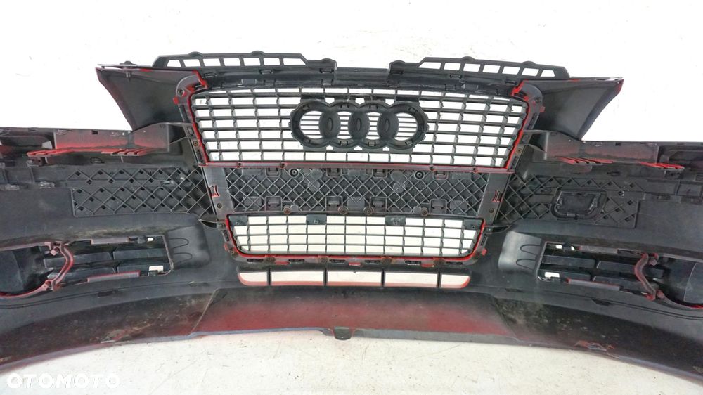 ZDERZAK PRZÓD PRZEDNI AUDI A3 8P 05-08 DUŻY GRILL ATRAPA 2005-2008 LY3J - 12