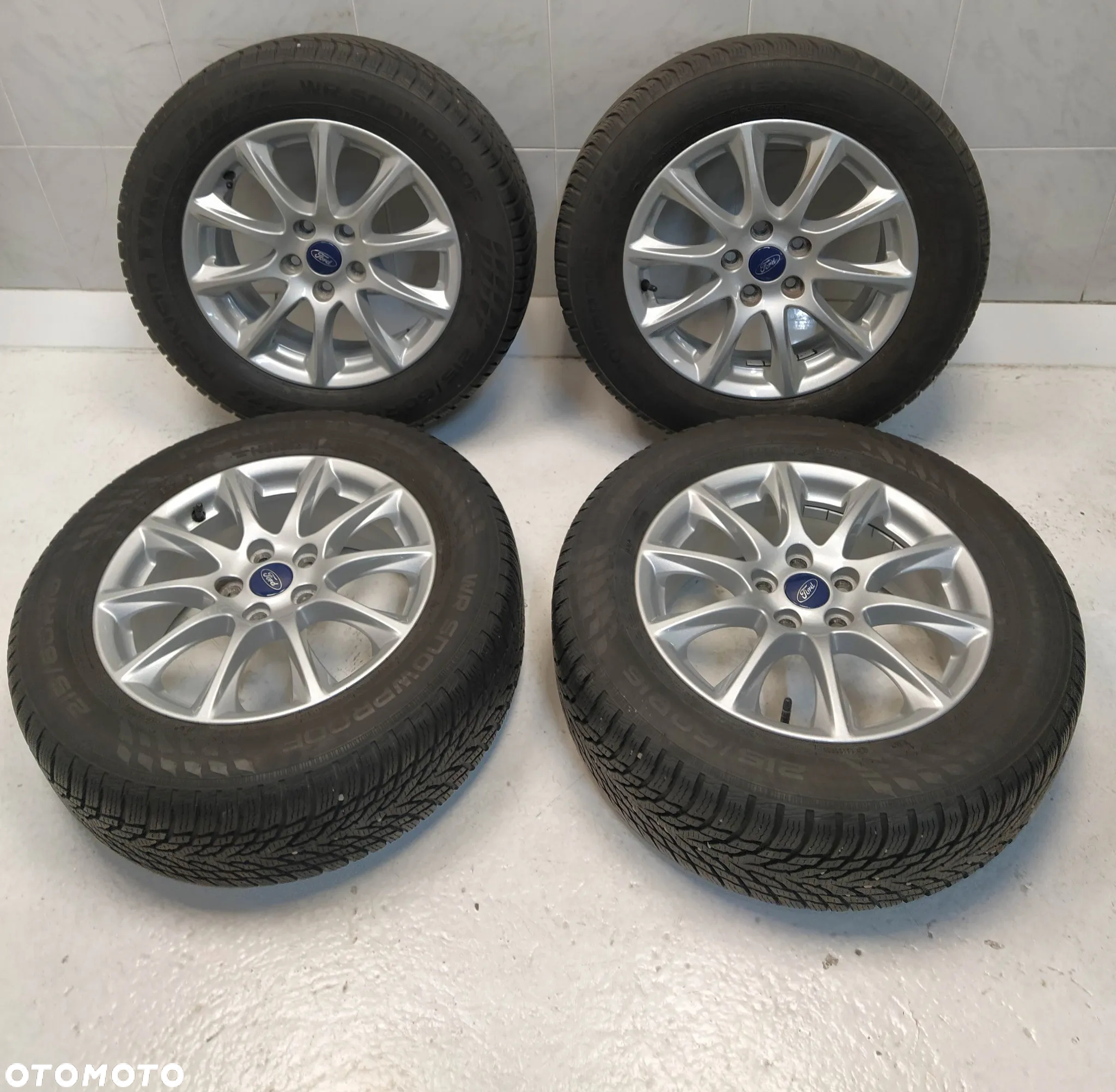 FORD FOCUS 2 3 4 / C-MAX / MONDEO 3 4 5 / KUGA / S-MAX / GALAXY 6.5X16 ORYGINALNE FELGI ALUMINIOWE R16 ET50 5x108 OPONY 215/60 KOŁA - 2