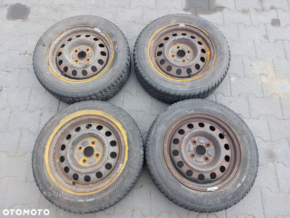 KOŁA KOMPLET FELGI OPONY ZIMOWE 4x100 FI54,1 185/65R14 165/70R14 - 1