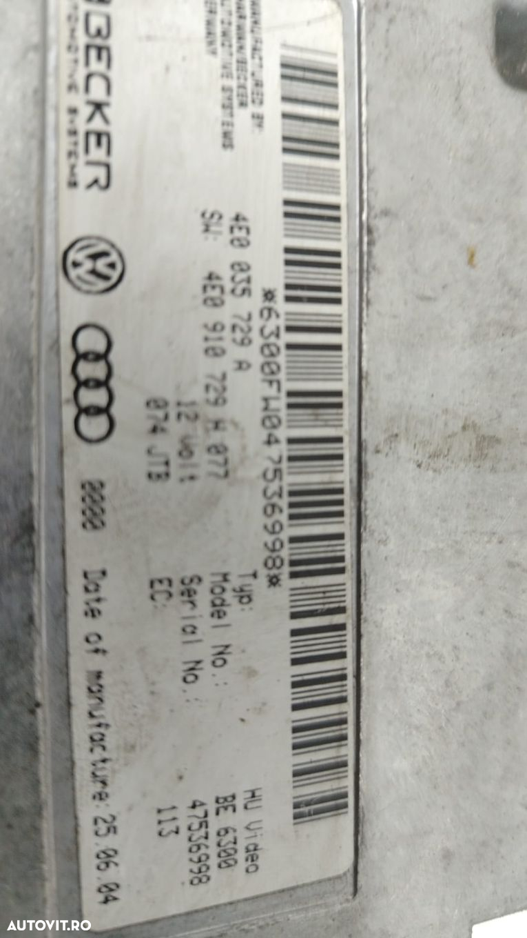 Modul mmi 4e0035729a Audi A6 4F/C6 [2004 - 2008] - 3